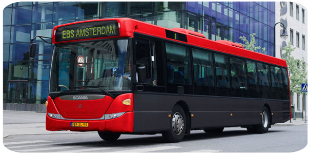 De bus lijn in purmerend